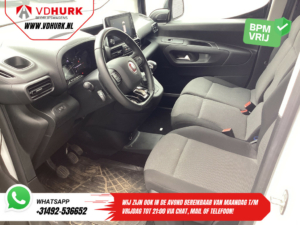 Fiat Doblò Bestelbus 1.5 HDi 100 pk 3 Pers./ CarPlay/ Stoelverw./ Camera/ PDC/ Cruise/ Airco