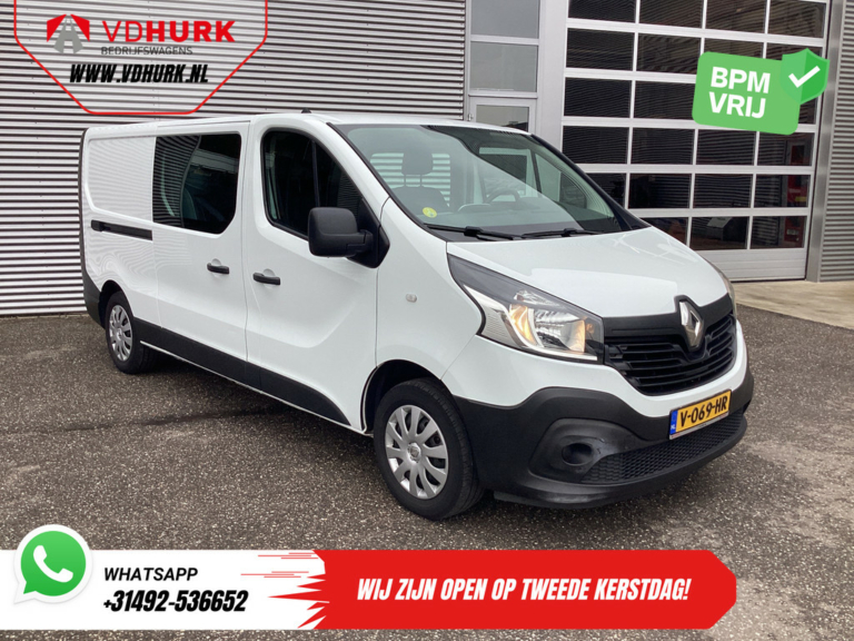 Renault Trafic Van 1.6 dCi 125 hp L2 DC Doppelkabine BPM FREE DE Auto/ Kamera/ Cruise/ Navi/ Airco/ Anhängerkupplung