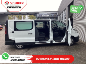 Renault Trafic Bestelbus 1.6 dCi 125 pk E6 L2 DC Dubbel Cabine BPM VRIJ NL Auto/ Camera/ Cruise/ Navi/ Airco/ Trekhaak