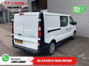 Renault Trafic Bestelbus 1.6 dCi 125 pk E6 L2 DC Dubbel Cabine BPM VRIJ NL Auto/ Camera/ Cruise/ Navi/ Airco/ Trekhaak