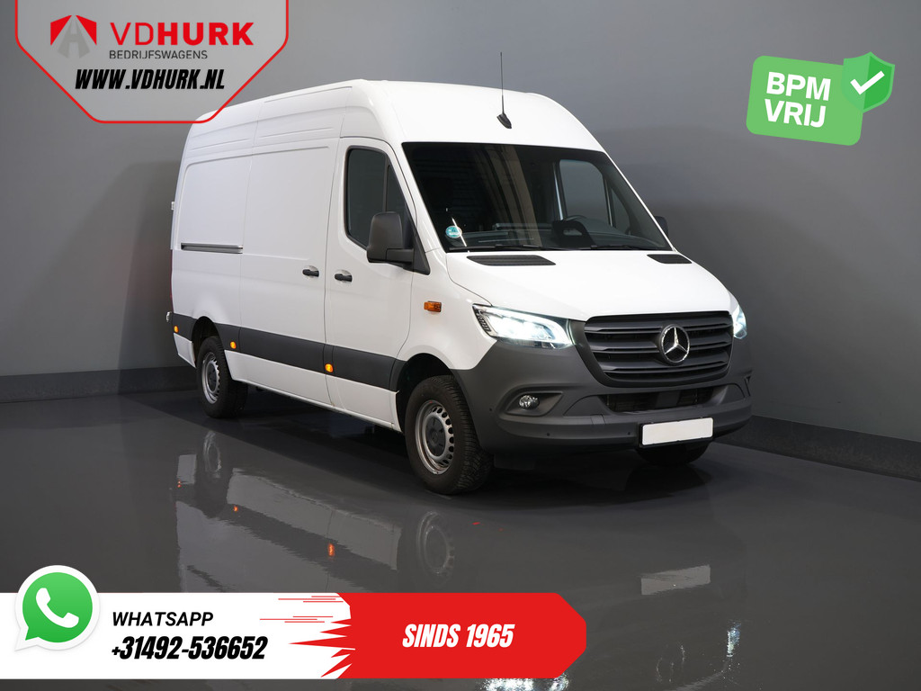 Mercedes-Benz Sprinter Bestelbus 317 CDI Aut. L2H2 BPM VRIJ! LED/ Gev.Stoel/ 270 Gr.Deuren/ Stoelverw./ Navi/ Camera/ PDC/ Cruise/ Airco/ DAB