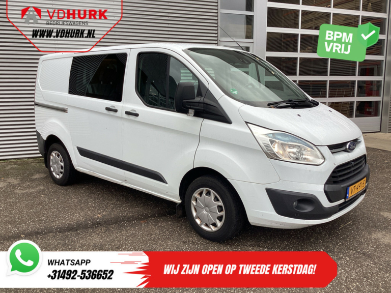Ford Transit Custom Van 2.2 TDCI Trend DC Doppelkabine EXPORT 6 Pers./ Navi/ Kamera/ Cruise/ Airco/ PDC V+A/ Anhängerkupplung