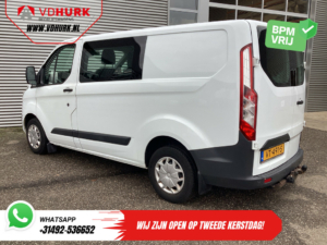 Ford Transit Custom Van 2.2 TDCI Trend DC Double Cab EXPORT 6 Pers./ Navi/ Kamera/ Cruise/ Airco/ PDC V+A/ Hak holowniczy