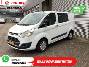 Ford Transit Custom Van 2.2 TDCI Trend DC Double Cab EXPORT 6 Pers./ Navi/ Kamera/ Cruise/ Airco/ PDC V+A/ Hak holowniczy