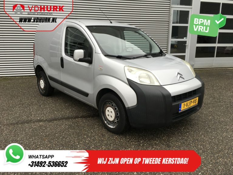 Citroën Nemo Van 1.4 HDi 70 KM EXPORT APK 08-2026/ NL Car/ Airco/ Hak holowniczy/ Radio