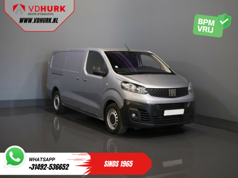 Toyota ProAce Worker Van (Fiat Scudo) 2.0 MJ 145 hp L3 BPM FREE ! Adapt.Cruise/ Climat/ Keyless/ Carplay/ Caméra/ PDC