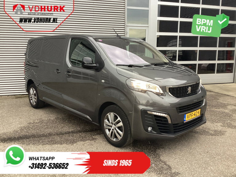 Peugeot Expert Van 2.0 HDI 145 CP BPM GRATUIT! NL Car/ 3 Pers./ 2.5t Trekverm./ Carplay/ Cruise/ Airco/ Camera/ Navi/ PDC