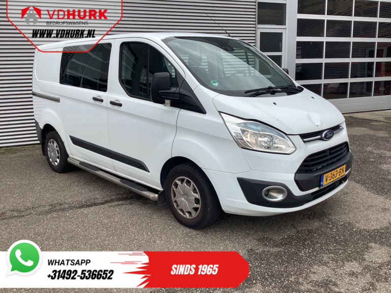 Ford Transit Custom Van 2.2 TDCI Trend Doble Cabina EXPORT Cruise/ Cámara/ PDC/ Barras laterales/ Aire acondicionado