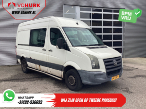 Volkswagen Crafter Van 50 2.5 TDI Aut. L2H2 DC Podwójna kabina EXPORT 5 cyl/ 3.5t Zdolność holownicza/ Airco/ 6 Pers./ 270Gr.Drzwi/ Hak holowniczy