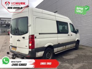 Volkswagen Crafter Van 50 2.5 TDI Aut. L2H2 DC Double Cab EXPORT 5 cyl/ 3.5t Capacitate de remorcare/ Aer condiționat/ 6 Pers./ 270Gr.Uși/ Cârlig de remorcare