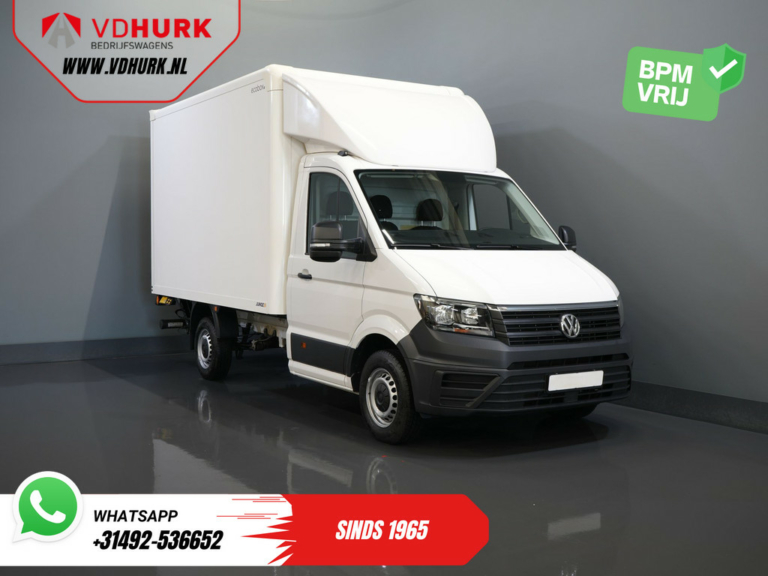 Volkswagen Crafter Bakwagen 35 2.0 TDI 180 CV DSG Aut. ¡BPM GRATIS! Portón trasero 350x208x210/ Spoiler/ Navi/ Carplay/ Cámara/ Airco