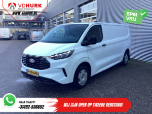 Ford Transit Custom Bestelbus 2.0 TDCI 150 pk L2 Trend BPM VRIJ! LED/ CarPlay/ Stoelverw./ Camera/ Climate/ Virtual Cockpit/ PDC/ Cruise/ DAB