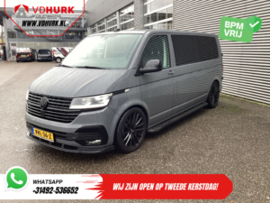 Volkswagen Transporter Фургон T6.1 2.0 TDI 150 к.с. DSG Aut. L2 DC Подвійна кабіна 6 осіб/ LED/ Шкіра/ Bilstein/ Alpine/ 20'' LMV/ Glasslook/ Сигналізація III/ Carplay/
