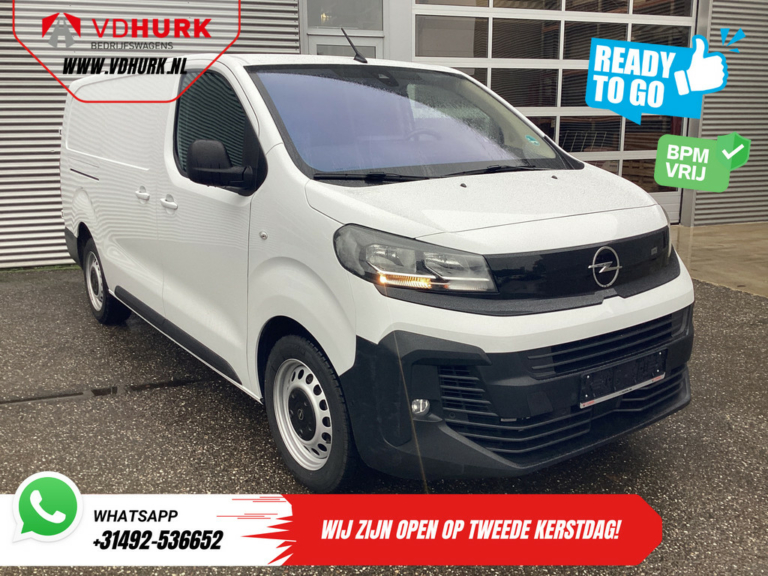 Opel Vivaro Bestelbus 2.0 180 pk Aut. L3 BPM VRIJ! Carplay/ Climate/ Cruise/ PDC V+A/ Navigatie