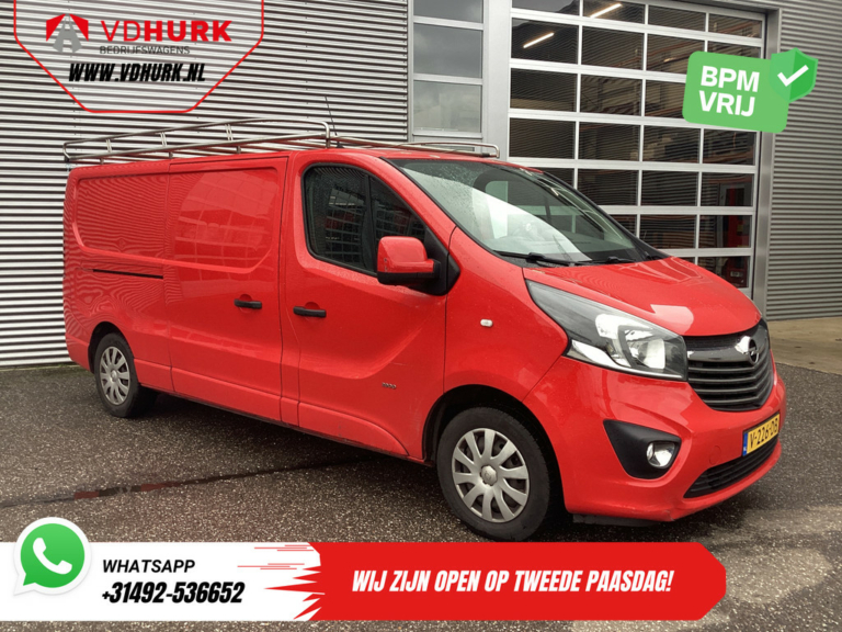 Opel Vivaro Bestelbus 1.6 CDTI 125 pk L2 EXPORT EURO 6/ NL Auto/ Imperiaal/ Airco/ Navi/ Cruise/ PDC/ DAB/ Trekhaak