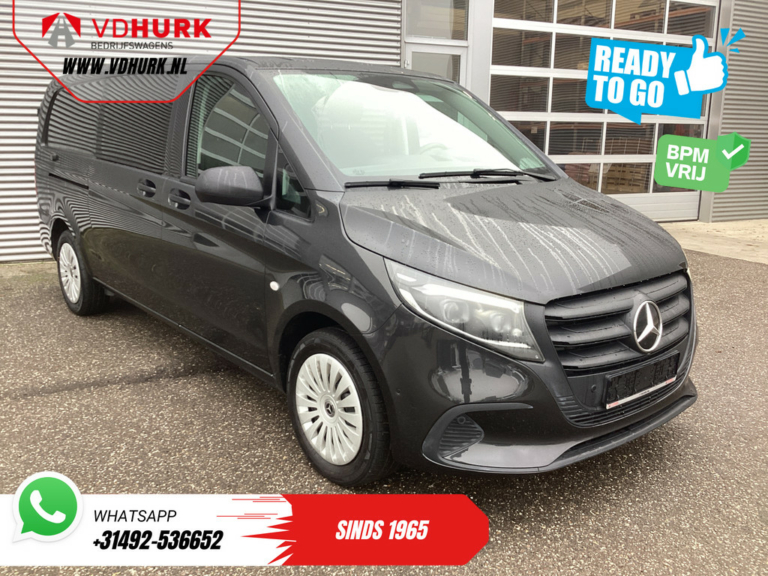 Mercedes-Benz Vito Lieferwagen 116 CDI Aut. L3 DC Doppelkabine BPM FREI! 6 Pers./ 2xSchiebetür/ LED/ Sitzheizung/ 270Gr. Türen/ Carplay/ Kamera/ Tempomat/ Anhängerkupplung