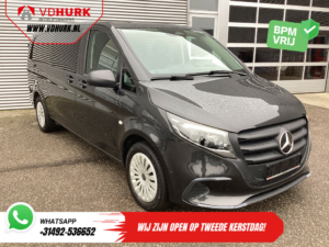 Mercedes-Benz Vito Fourgon 116 CDI Aut. L3 DC Double Cabine SANS BPM ! 6 pers./ 2 portes coulissantes/ LED/ Sièges chauffants/ Portes 270Gr./ Carplay/ Caméra/ Régulateur de vitesse/ Attelage