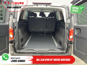 Mercedes-Benz Vito Fourgon 116 CDI Aut. L3 DC Double Cabine SANS BPM ! 6 pers./ 2 portes coulissantes/ LED/ Sièges chauffants/ Portes 270Gr./ Carplay/ Caméra/ Régulateur de vitesse/ Attelage
