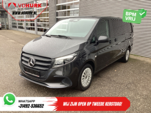 Mercedes-Benz Vito Fourgon 116 CDI Aut. L3 DC Double Cabine SANS BPM ! 6 pers./ 2 portes coulissantes/ LED/ Sièges chauffants/ Portes 270Gr./ Carplay/ Caméra/ Régulateur de vitesse/ Attelage
