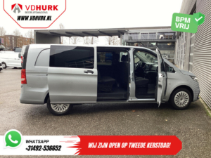 Mercedes-Benz Vito Van 116 CDI Aut. L3 DC Double Cabin BPM FREE! 6 Seats/ 2xSliding Door/ LED/ Heated Seats/ 270Gr. Doors/ Carplay/ Camera/ Cruise Control/ Tow Bar