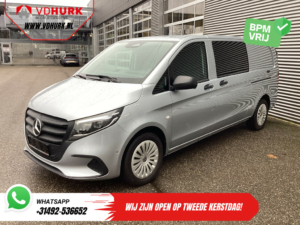 Mercedes-Benz Vito Van 116 CDI Aut. L3 DC Double Cabin BPM FREE! 6 Seats/ 2xSliding Door/ LED/ Heated Seats/ 270Gr. Doors/ Carplay/ Camera/ Cruise Control/ Tow Bar
