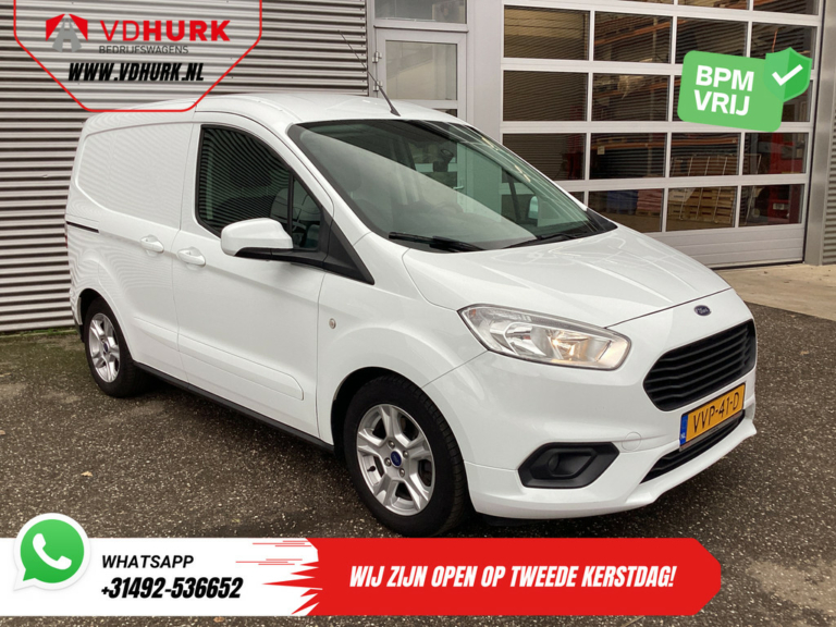 Ford Transit Courier Bestelbus 1.0 EcoBoost 100pk Limited BENZINE BPM VRIJ! Carplay/ Camera/ Climate/ Cruise/ PDC/ LMV/ DAB