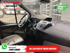 Ford Transit Custom Bestelbus 2.2 TDCI 155 pk Limited DC Dubbel Cabine 2xSchuifdeur/ Elek. Stoel/ Leder/ Stoelverw./ Sidebars/ Airco/ Navi/ Cruise/ Camera/ PD