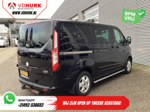 Ford Transit Custom Bestelbus 2.2 TDCI 155 pk Limited DC Dubbel Cabine 2xSchuifdeur/ Elek. Stoel/ Leder/ Stoelverw./ Sidebars/ Airco/ Navi/ Cruise/ Camera/ PD