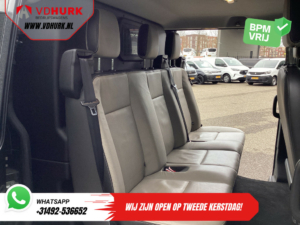 Ford Transit Custom Bestelbus 2.2 TDCI 155 pk Limited DC Dubbel Cabine 2xSchuifdeur/ Elek. Stoel/ Leder/ Stoelverw./ Sidebars/ Airco/ Navi/ Cruise/ Camera/ PD
