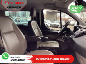 Ford Transit Custom Bestelbus 2.2 TDCI 155 pk Limited DC Dubbel Cabine 2xSchuifdeur/ Elek. Stoel/ Leder/ Stoelverw./ Sidebars/ Airco/ Navi/ Cruise/ Camera/ PD