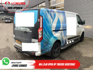 Ford Transit Custom Bestelbus 2.0 TDCI 130 pk Aut. L2 Trend EXPORT NL Auto/ Carplay/ Cruise/ Airco/ Sidesteps/ LMV/ Trekhaak