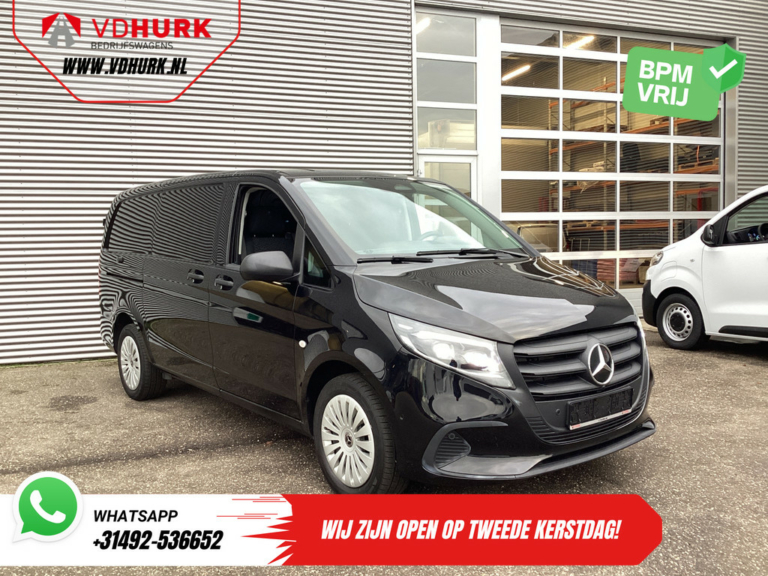 Mercedes-Benz Vito Bestelbus 116 CDI Aut. L2 BPM VRIJ! LED/ Carplay/ 270Gr.Deuren/ Stoelverw./ Navi/ Camera/ Cruise/ PDC/ Trekhaak