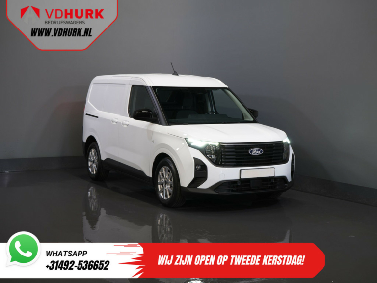 Ford Transit Courier Bestelbus 1.5 TDCi 100 pk Limited BPM VRIJ! Virtual Cockpit/ Stoelverw./ Stuurverw./ Carplay/ Camera/ PDC/ LMV/ Climate/ Cruise