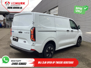 Ford E-Transit Custom Delivery Van 320 Trend 65 kWh 330 km WLTP LED/ Fast Charger/ 2.3t Towing Capacity/ Heated Seats/ Carplay/ Climate Control/ Camera/ PDC/ Cruise Control