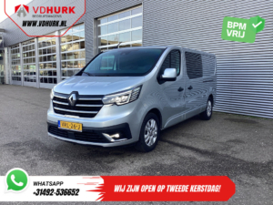 Renault Trafic Furgoneta 2.0 dCi 150 CP Aut. L2 DC Cabină dublă NL Auto/ 2xUșă glisantă/ LED/ Carplay/ Climate/ Cameră/ PDC/ LMV