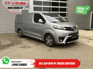 Toyota PROACE Electric Worker Bestelbus 75 kWh 330km WLTP L3 Snellader/ Xenon/ 2x Schuifdeur/ Head-Up/ Standkachel/ Stoelverw./ Carplay/ Climate/ Camera/ LMV