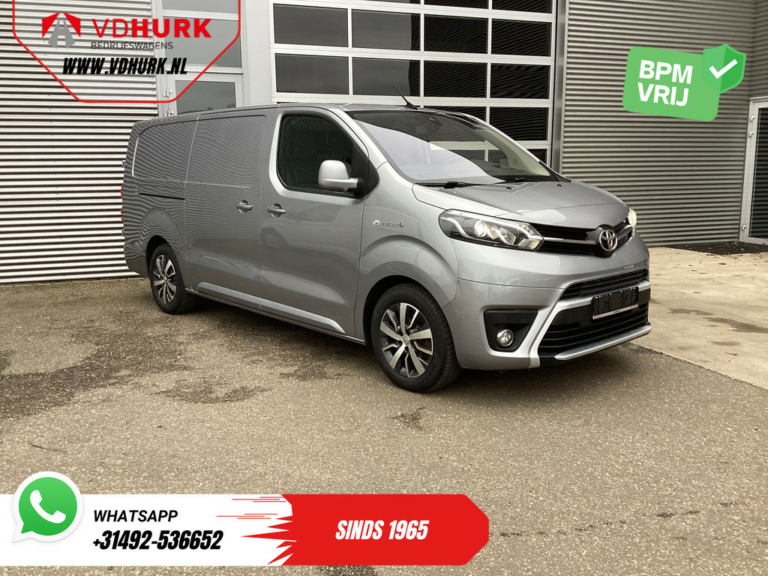 Toyota PROACE Electric Worker Furgon 75 kWh 330 km WLTP L3 Szybka ładowarka/ Xenon/ 2x drzwi przesuwne/ Head-Up/ Ogrzewanie postojowe/ Podgrzewane fotele/ Carplay/ Klimatyzacja/ Kamera/ LMV