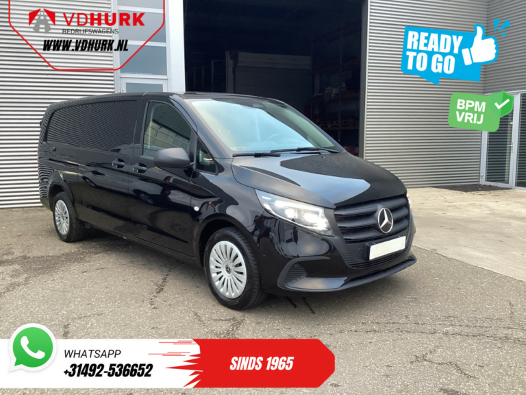 Mercedes-Benz Vito Furgon 119 CDI Aut. L3 LED/ 2,5 t uciąg/ 270 g. Drzwi/ Podgrzewane fotele/ Carplay/ Kamera/ Hak holowniczy/ Tempomat/ PDC/ DAB