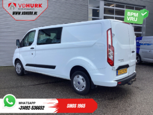 Ford Transit Custom Vans 2.0 TDCI 130 к.с. L2 DC Double Cab NL Автомобіль / 2.8т буксирний пристрій / Carplay / Airco / Navi / Камера / Круїз / PDC / Буксирний гак