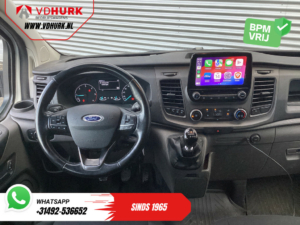 Ford Transit Custom Vans 2.0 TDCI 130 к.с. L2 DC Double Cab NL Автомобіль / 2.8т буксирний пристрій / Carplay / Airco / Navi / Камера / Круїз / PDC / Буксирний гак