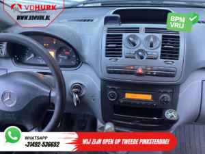 Mercedes-Benz Vito Furgón 109 CDI EXPORT NL Coche/ Airco/ 16 ”LMV/ PDC/ Gancho de remolque/ Carpintero/ Radio