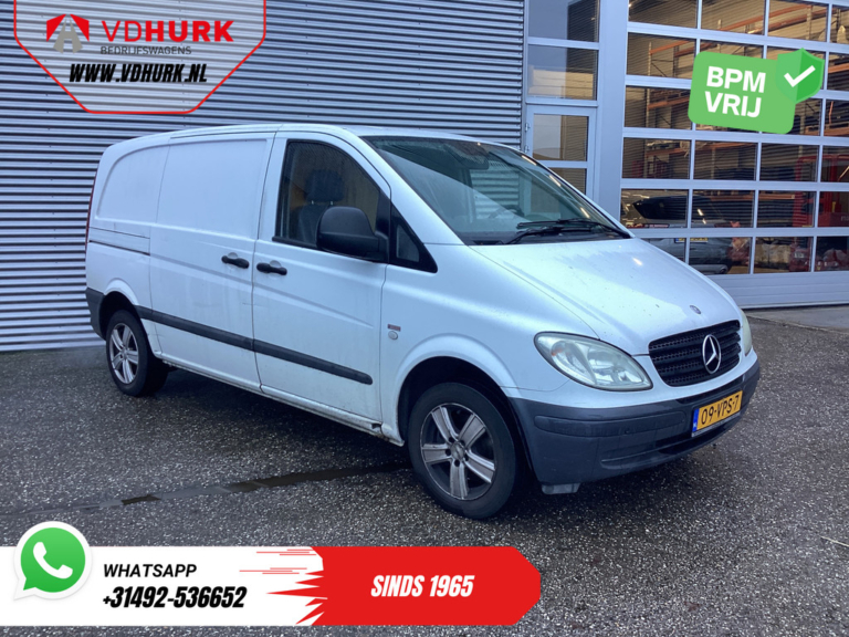 Mercedes-Benz Vito Van 109 CDI EXPORT NL Samochód/ Airco/ 16 ”LMV/ PDC/ Hak holowniczy/ Stolarz/ Radio