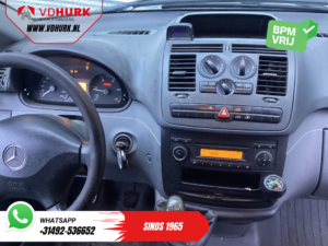 Mercedes-Benz Vito Van 109 CDI EXPORT NL Car/ Airco/ 16 ”LMV/ PDC/ Towing hook/ Carpenter/ Radio