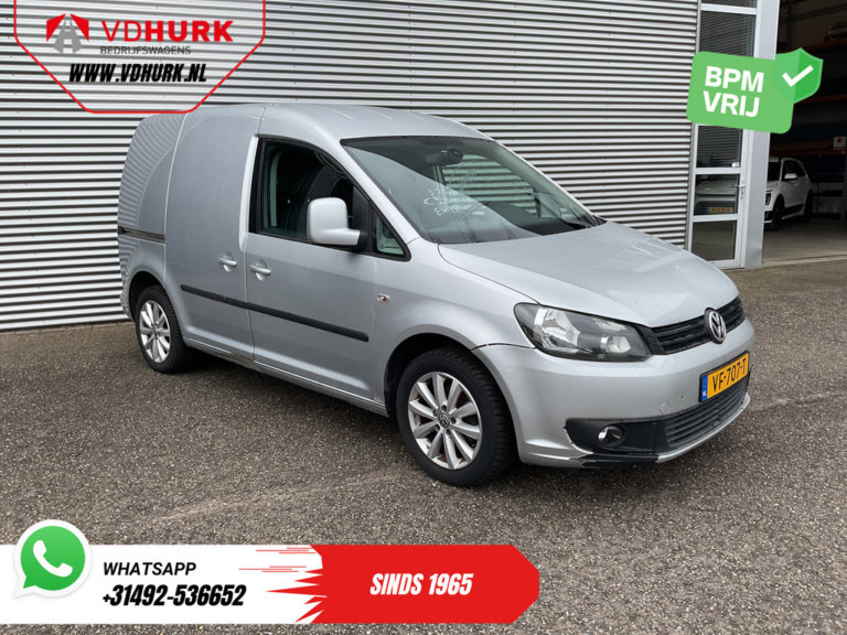 Volkswagen Caddy Bestelbus 1.6 TDI 100 pk Aut. EXPORT DB-Riem V.V/ Leder/ Stoelverw./ Cruise/ Airco/ LMV/ PDC/ Trekhaak