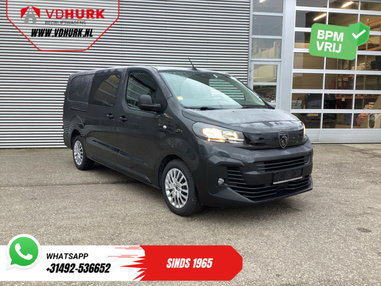 Peugeot Expert Bestelbus 2.0 HDi 145 pk Aut. DC Dubbel Cabine 6 Pers./ Navi/ Carplay/ Camera/ PDC/ Cruise/ Airco