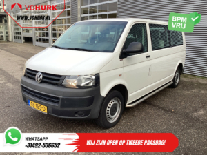 Volkswagen Transporter Osobowy 2.0 TDI L2 EXPORT MARGE 9 Osobowy/ Kombi/ 9 Osobowy/ Airco/ Boczne/ 2x2x3