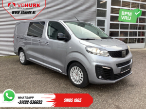 Fiat Scudo Van 2.0 MJ 145 hp DC Double Cab 6 Pers./ Camera/ Cruise/ PDC/ DAB/ Airco