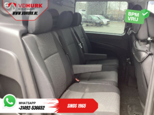 Mercedes-Benz Vito Bestelbus 113 CDI Aut. L3 XL DC Dubbel Cabine EXPORT Carplay/ Stoelverw./ Airco/ Camera/ Cruise/ PDC/ 17”LMV/ Trekhaak