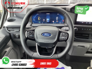 Ford E-Transit Custom Vans 65 кВт/год L2 330 км WLTP LED/ Підлоговий обігрівач/ Швидка зарядка/ 2.3т буксирний пристрій/ Carplay/ Клімат/ Камера/ PDC/ Круїз