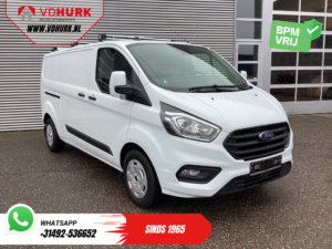 Ford Transit Custom Bestelbus 2.0 TDCI 130 pk Aut. L2 Carplay/ Stoelverw./ Navi/ Airco/ Cruise/ PDC/ DAB/ Trekhaak